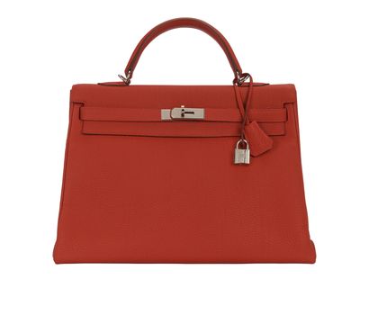 Kelly 35 Togo Red, front view